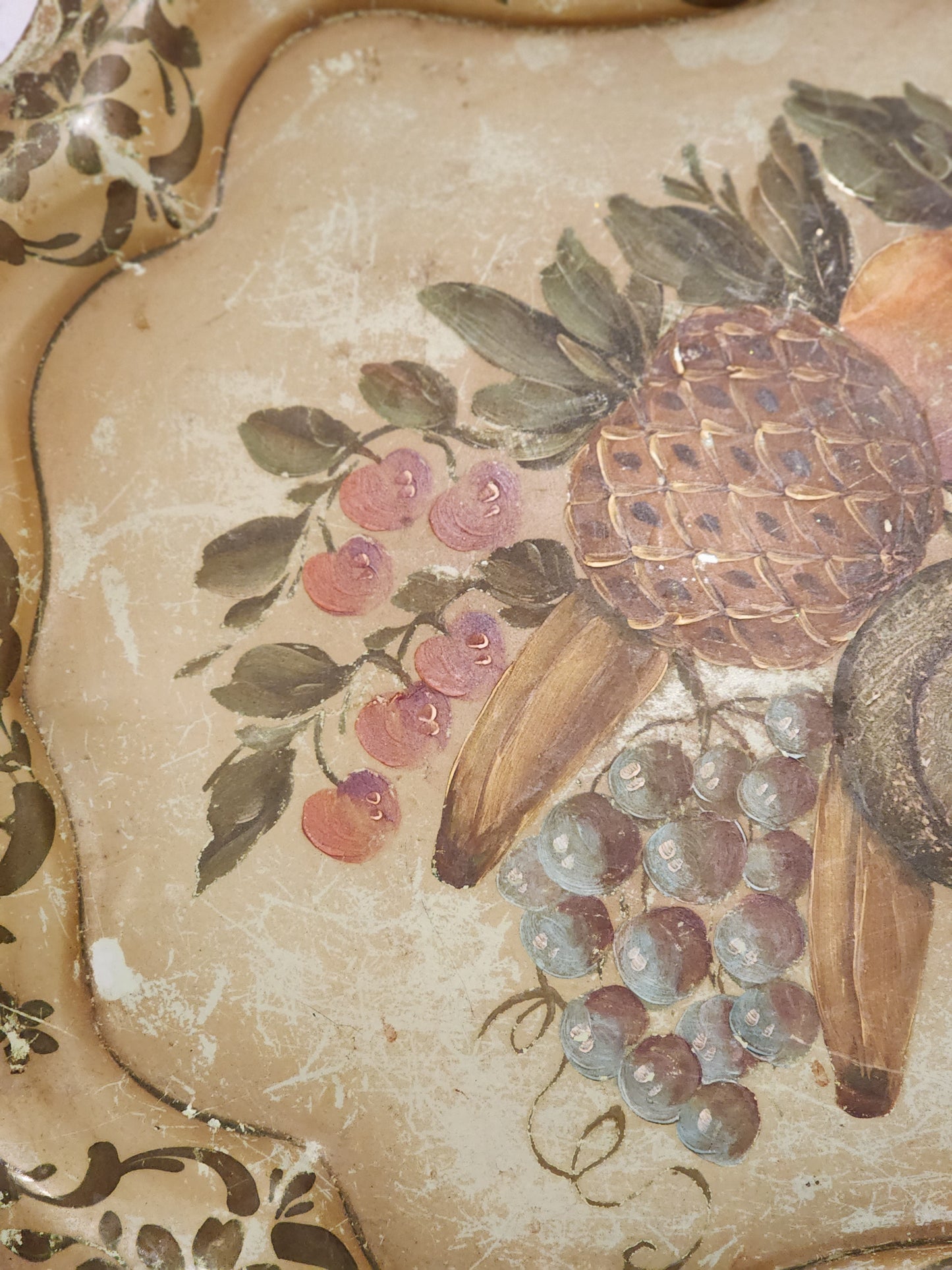 Hand Painted Tole Tray