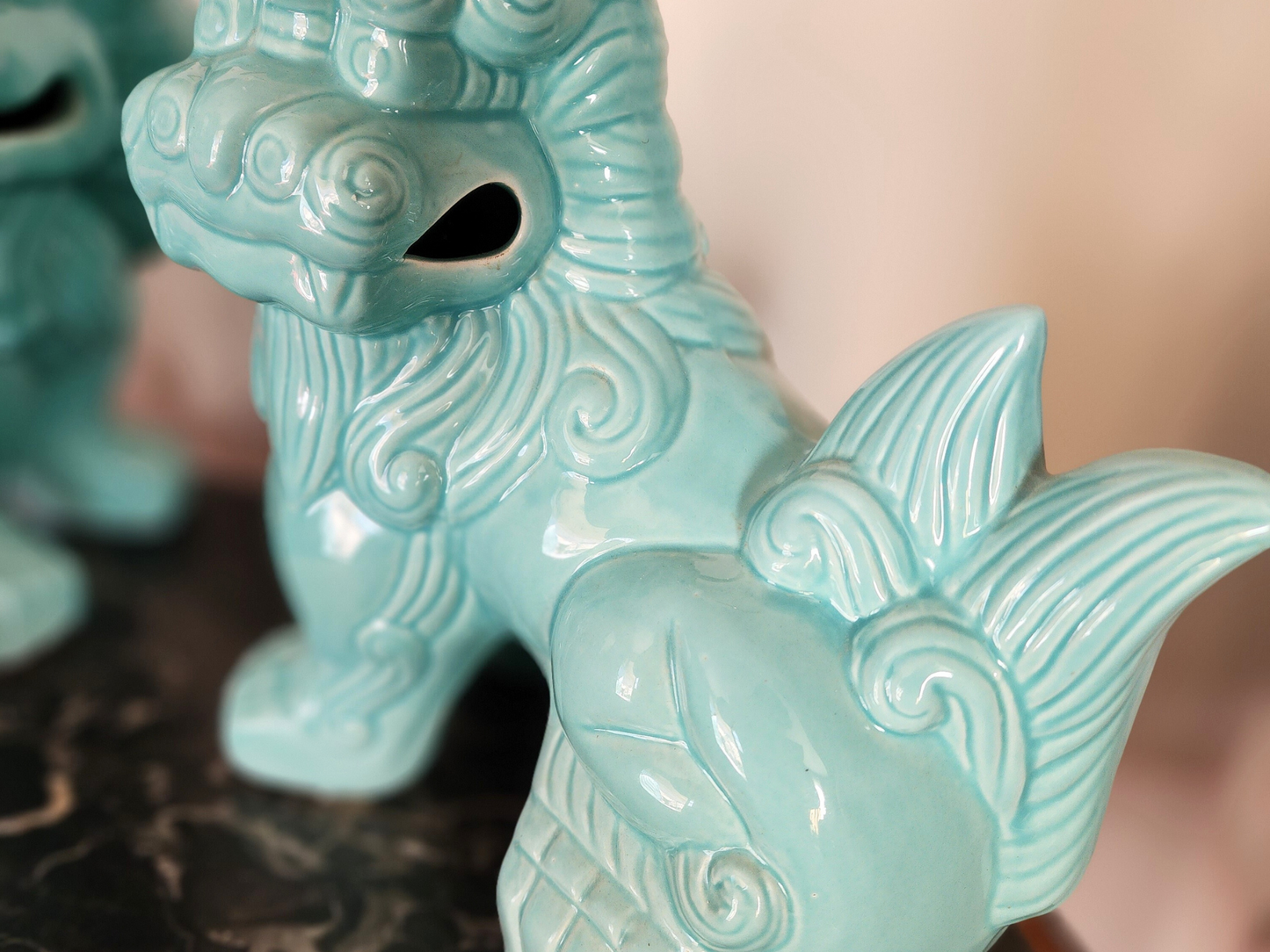 Ceramic Foo DogsVintage Ceramic Foo Dogs decor