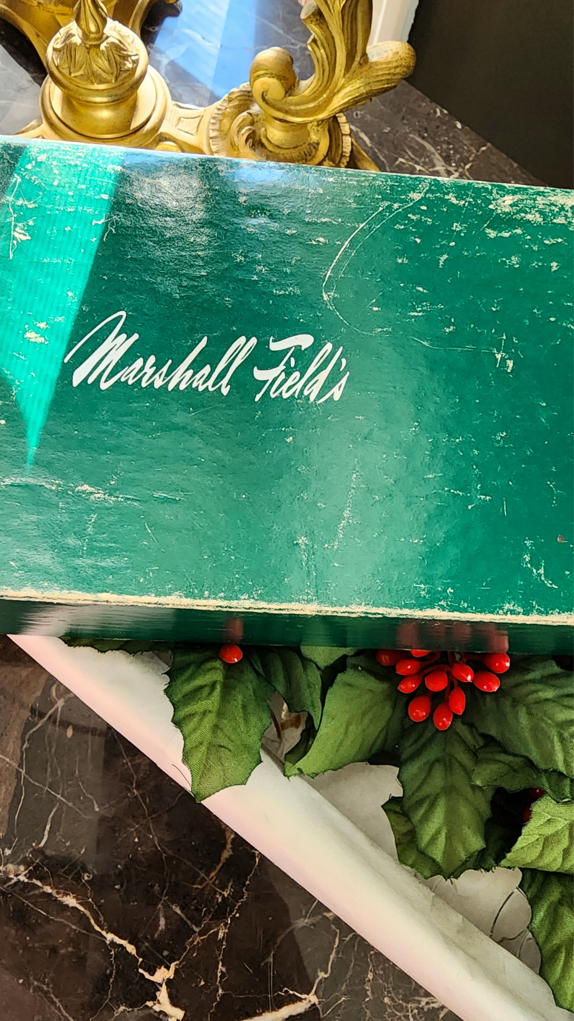 Vintage Marshall Field's Holiday Napkin Rings