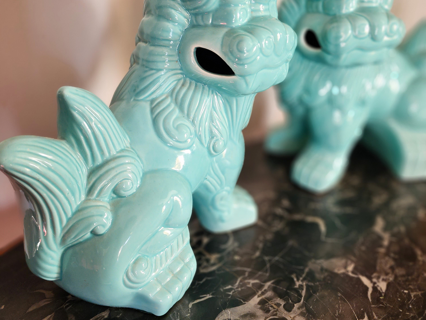 Ceramic Foo DogsVintage Ceramic Foo Dogs decor