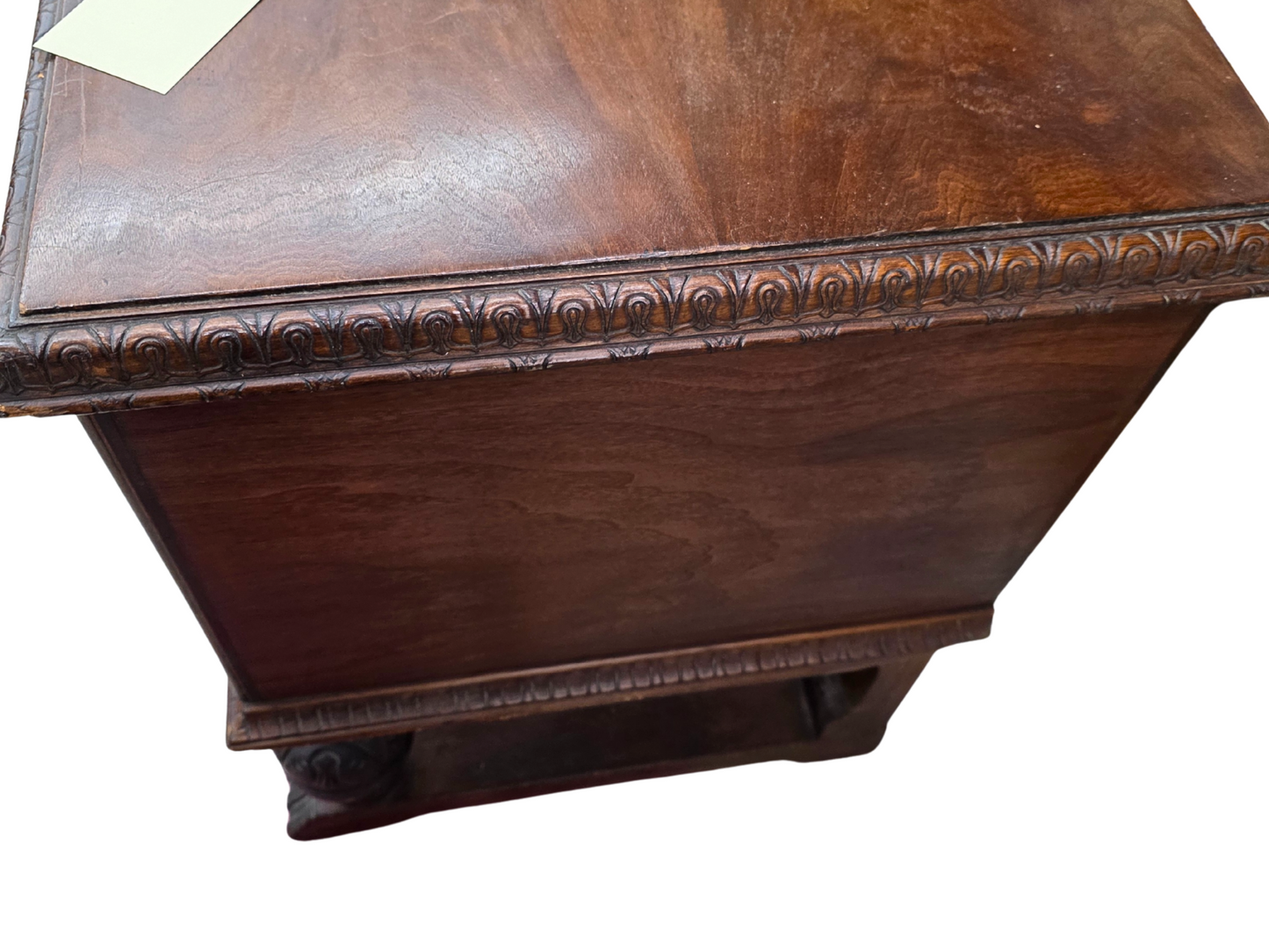 Antique Ed Roos Cedar Chest In Jacobian Style