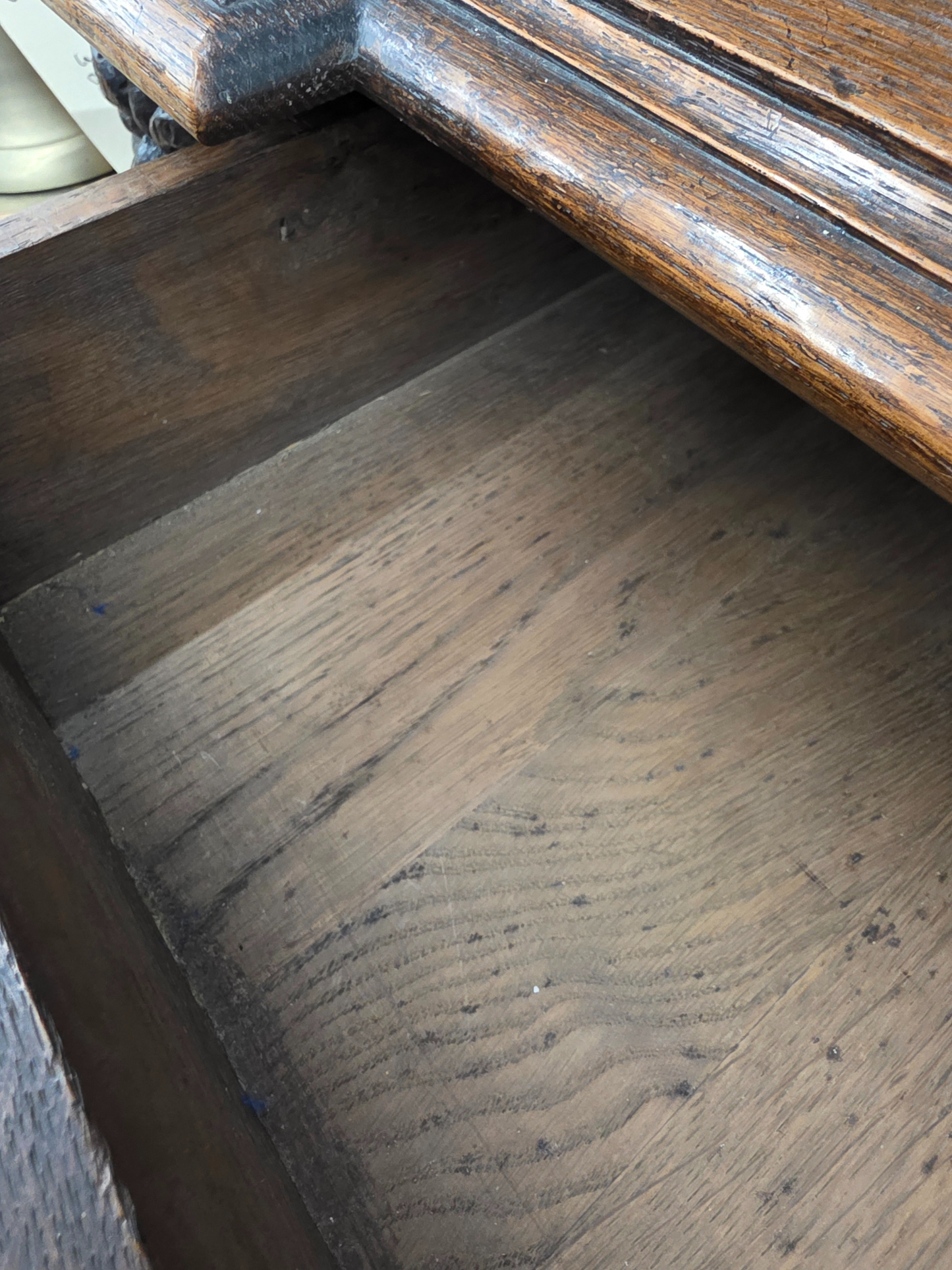 Neo-Renaissance French Antique Walnut Cabinet With Drawers