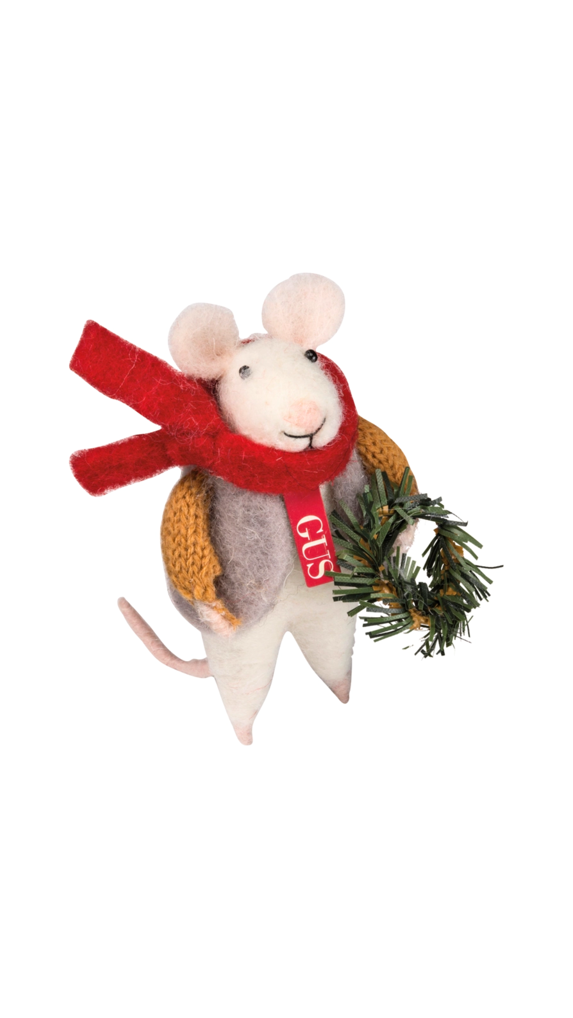 Gus Mouse Critter Felted Mouse Critter