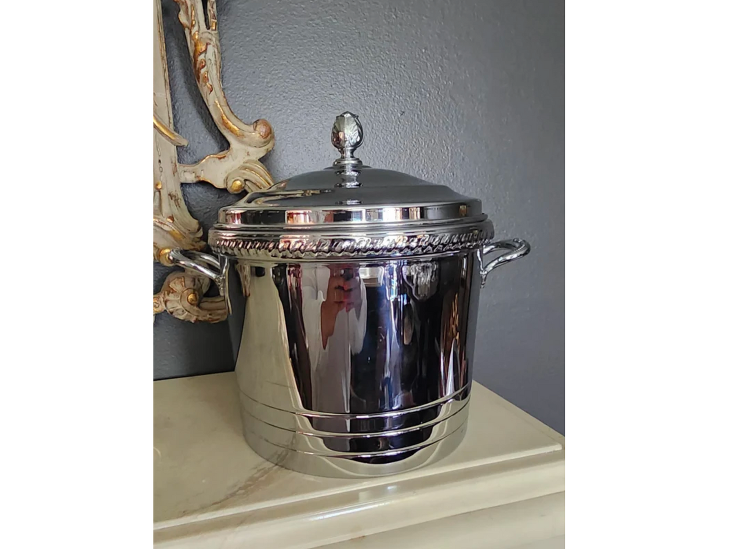 Sheffield Ice Bucket | Champagne Ice Bucket | Vintage Ice bucket