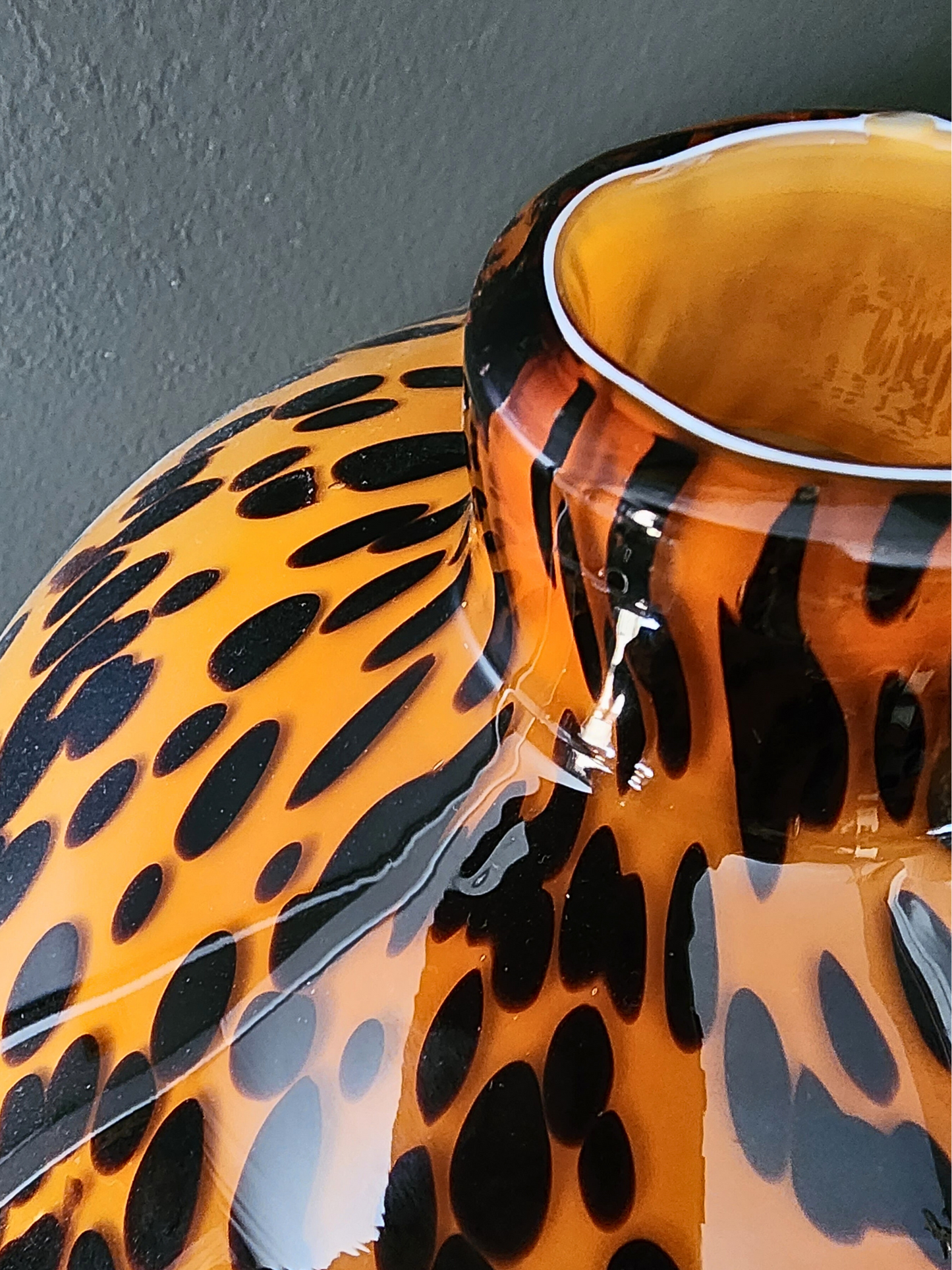 1950s  Murano Tortoise Italian Vase