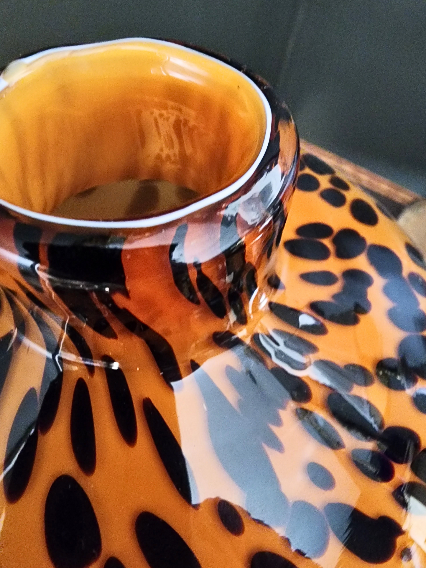 1950s  Murano Tortoise Italian Vase