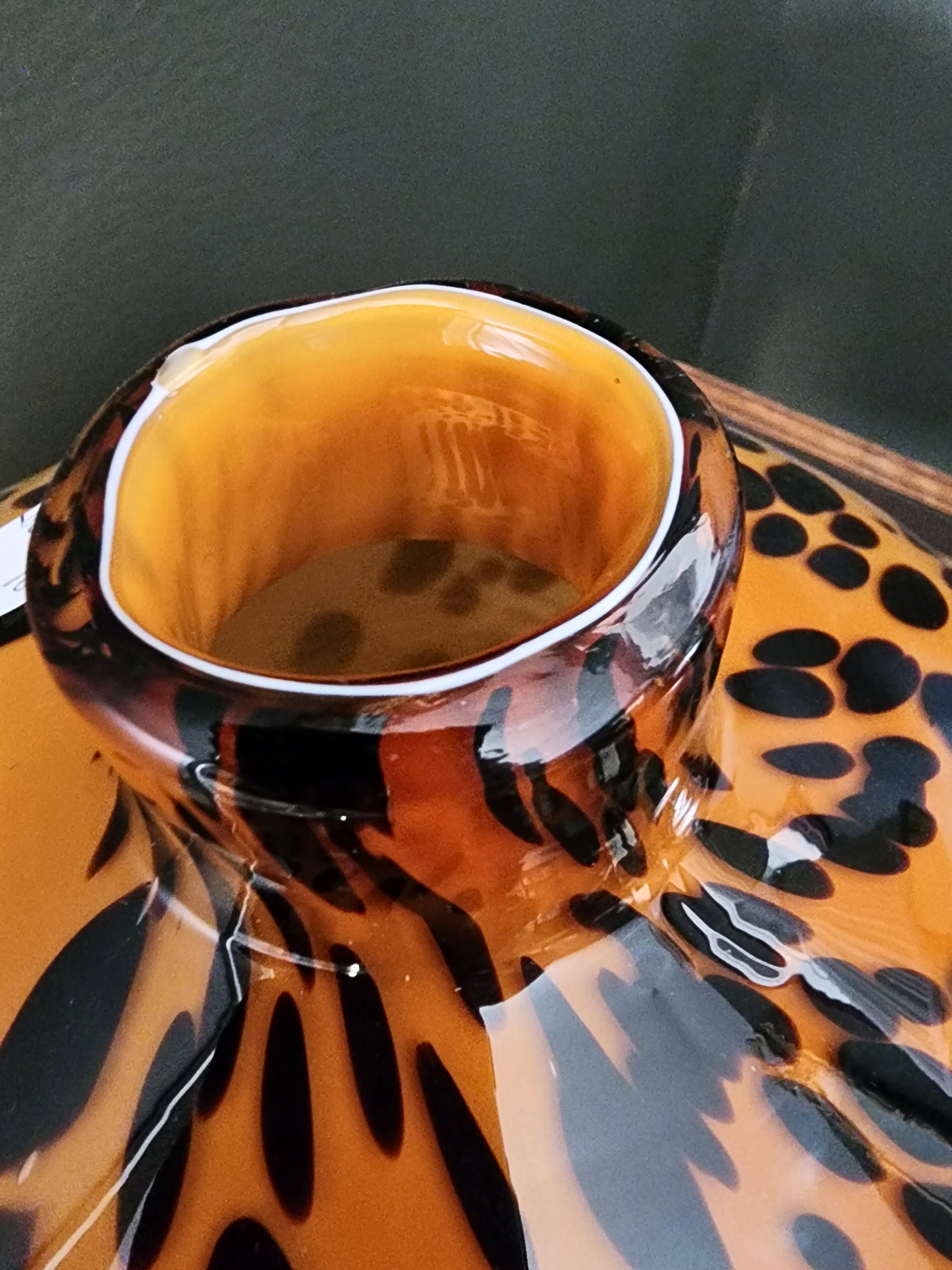 1950s  Murano Tortoise Italian Vase