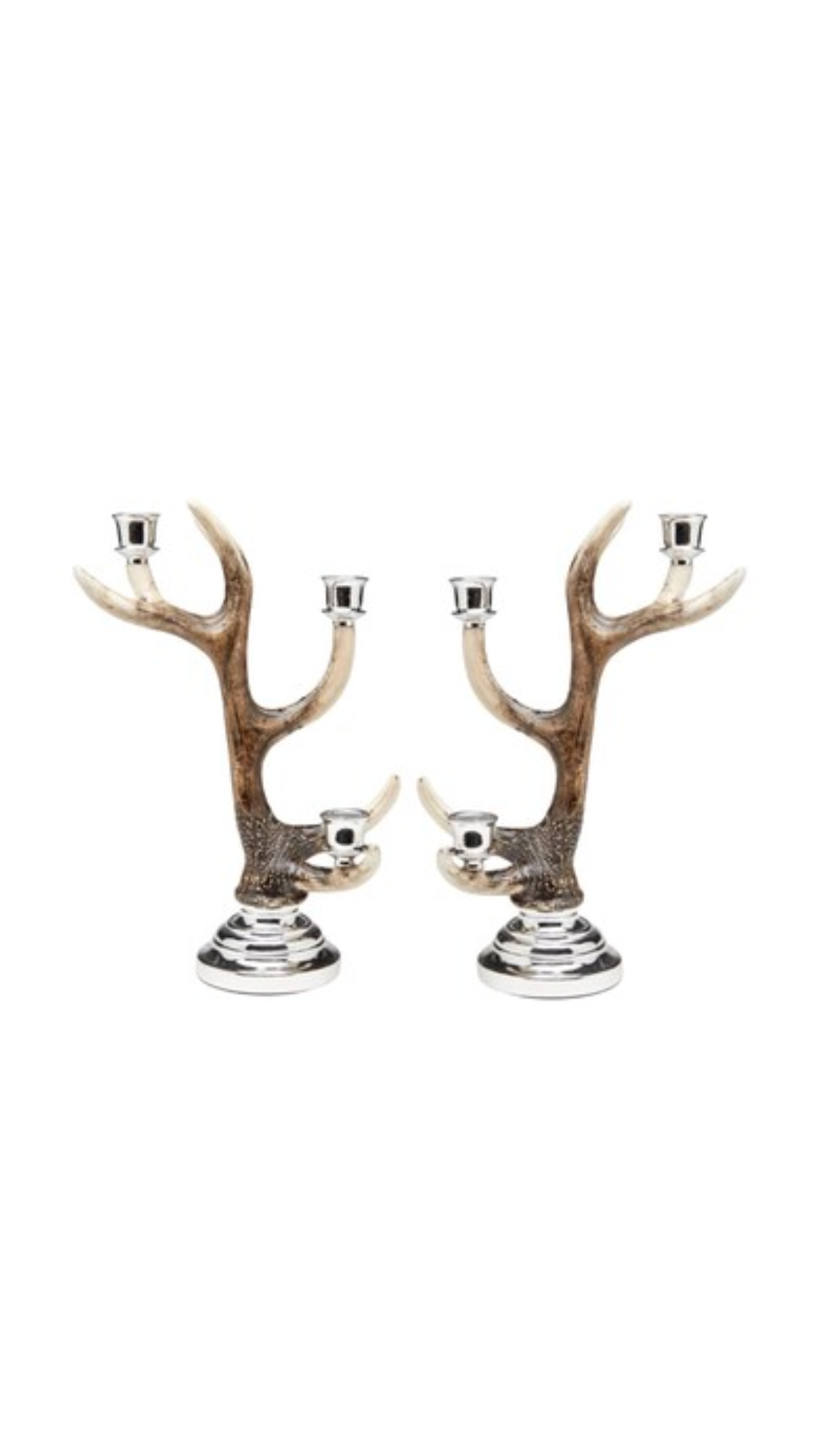 Antler Candle Holders | Stag Candle Holders center Piece