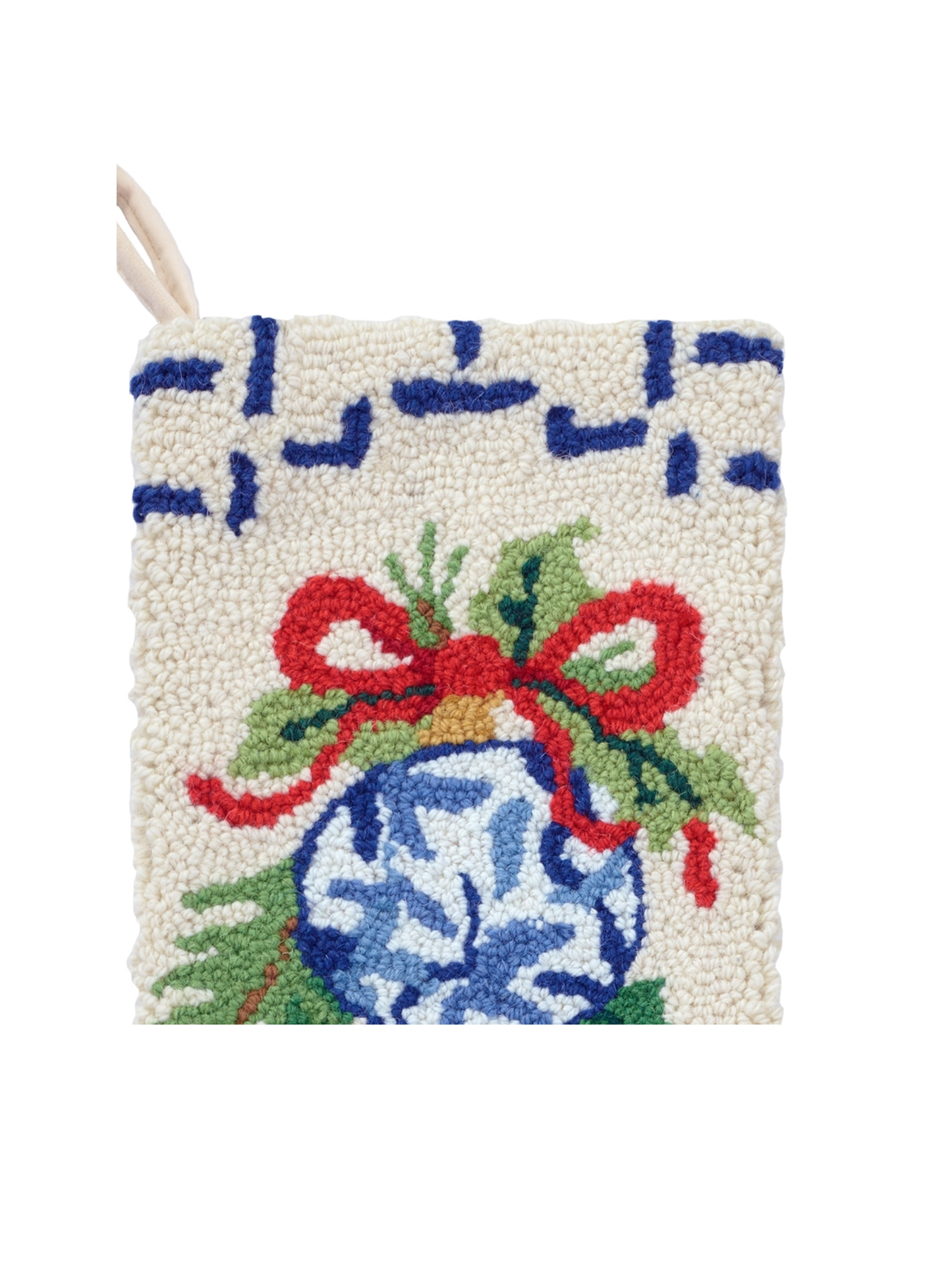 Chinoiserie Ornaments Hook Stocking