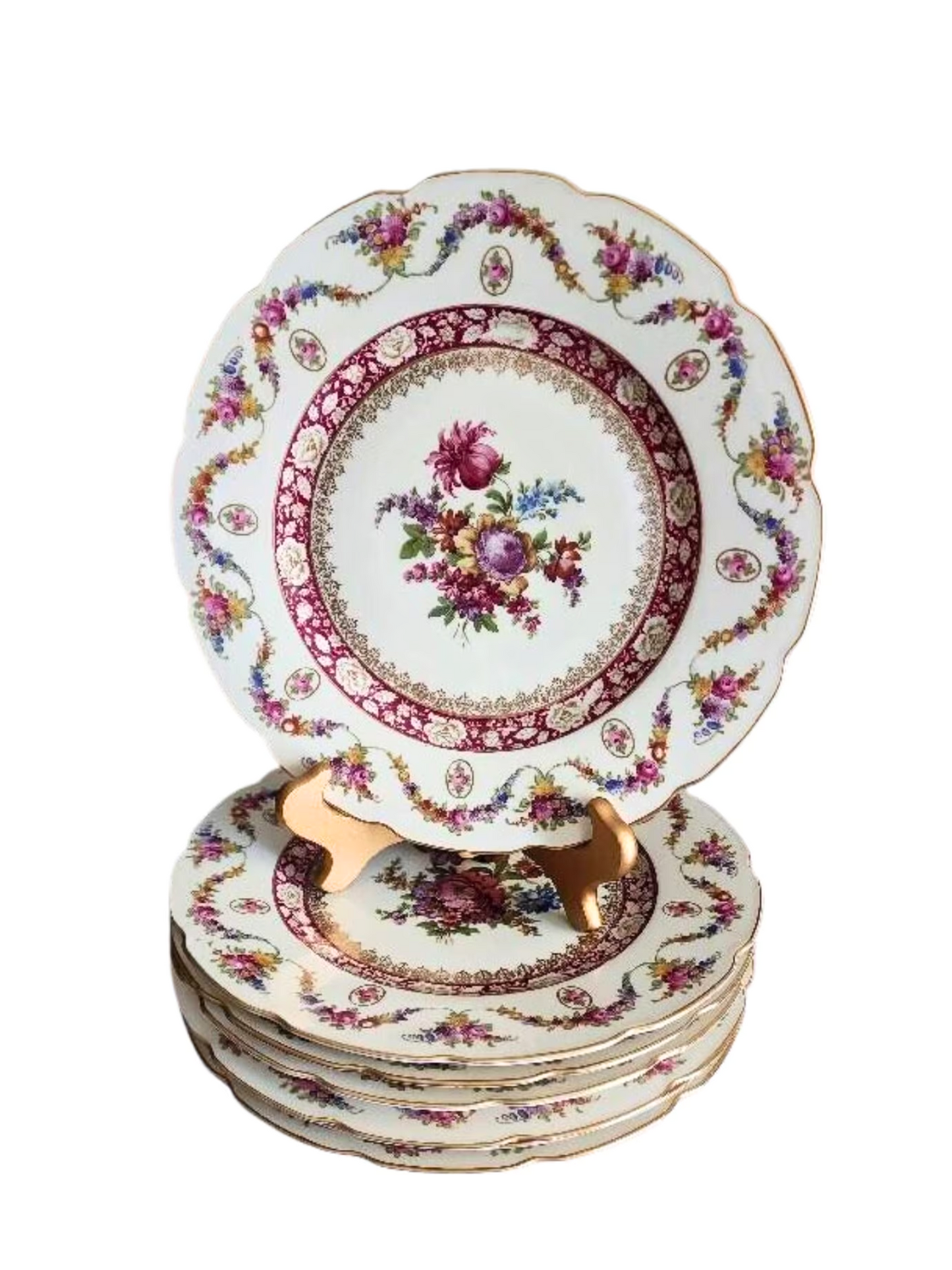 Dresden Dinnerware Fine Dinner Plates Set of 12