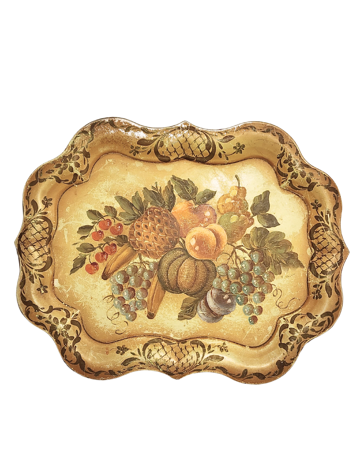 Hand Painted Tole Tray