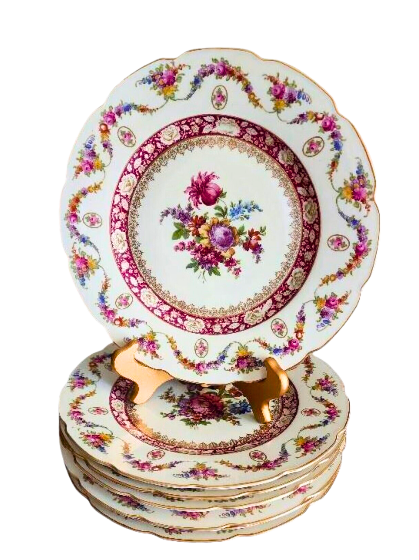 Dresden Dinnerware Fine Dinner Plates Set of 12
