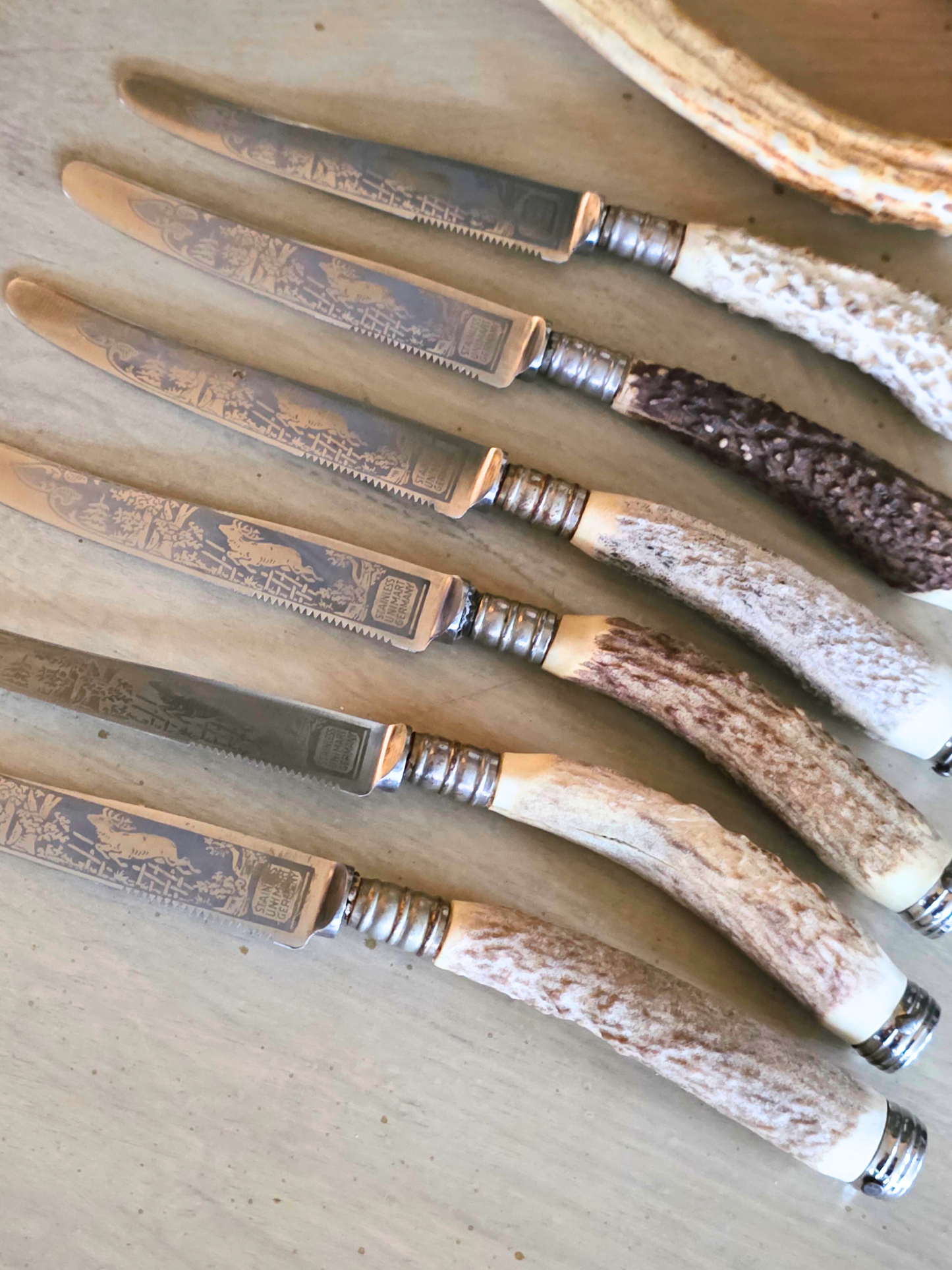 Stag-handle knives