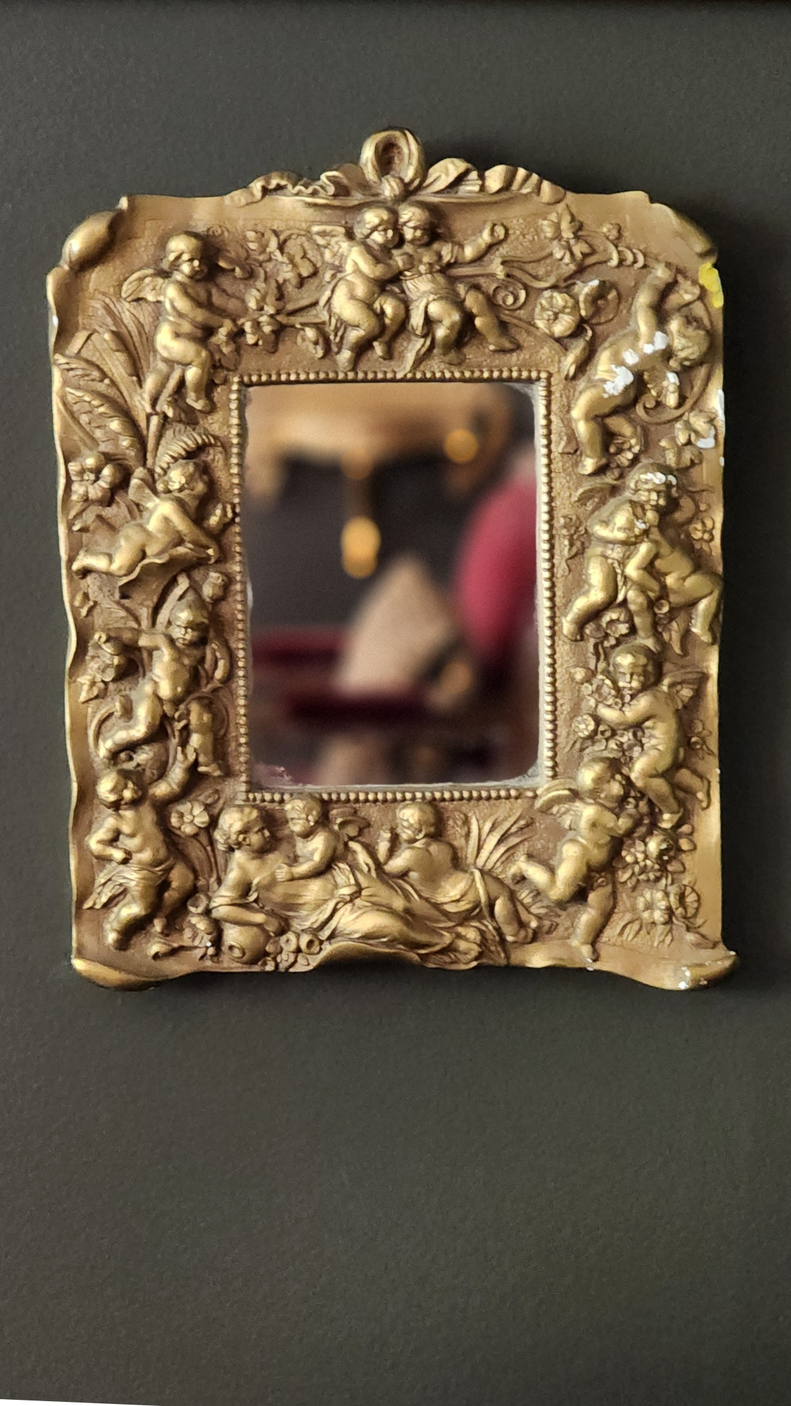 Ornate Mirror- Putti Mirror