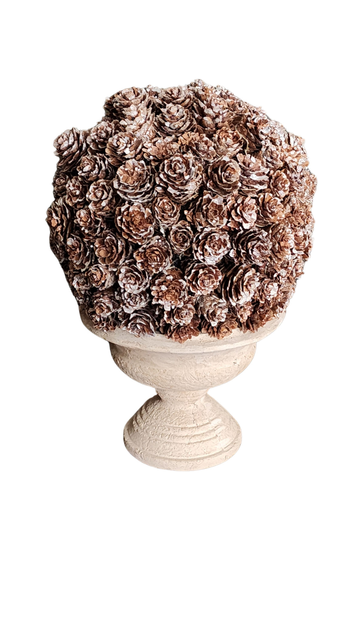 Pinecone Topiaries Decor Pair