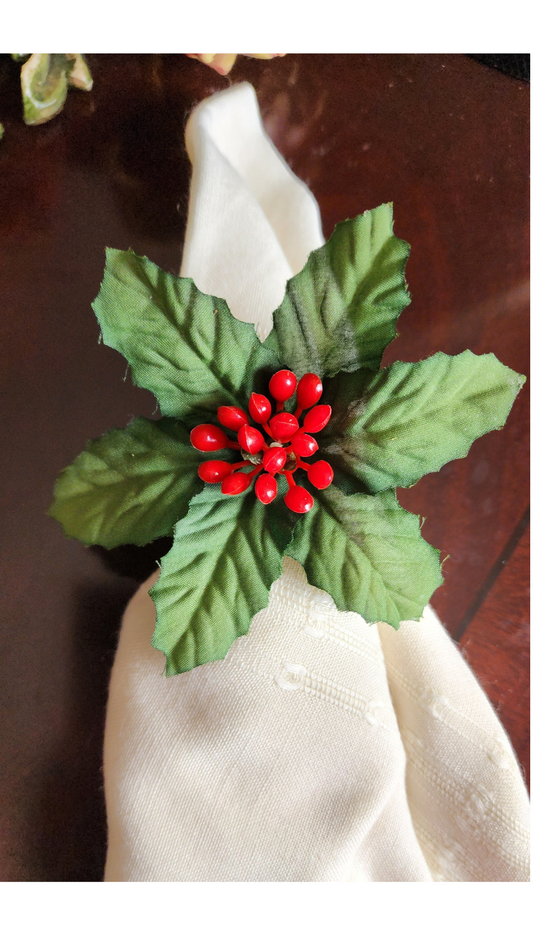 Vintage Marshall Field's Holiday Napkin Rings