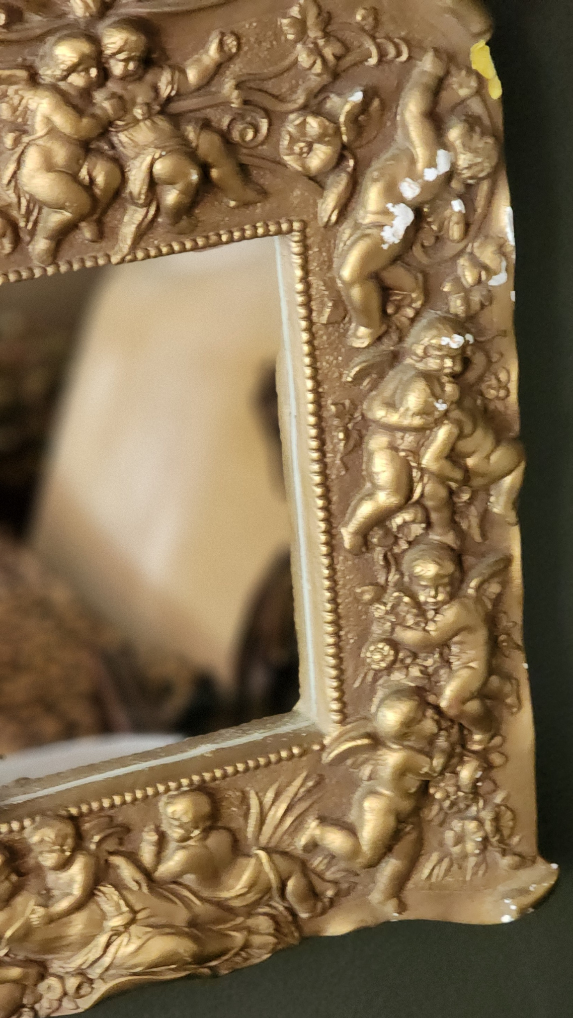 Ornate Mirror- Putti Mirror