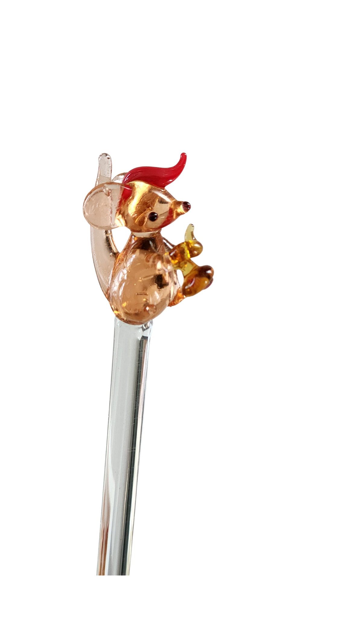 Vintage Marshall Fields Christmas Swizzle sticks Glass Stirrers Swizzle Stick Glass Cocktail Drink