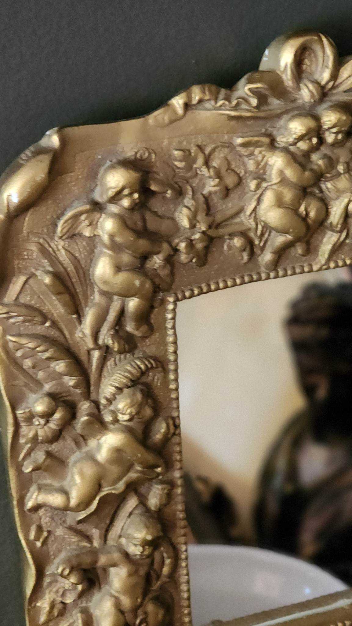 Ornate Mirror- Putti Mirror