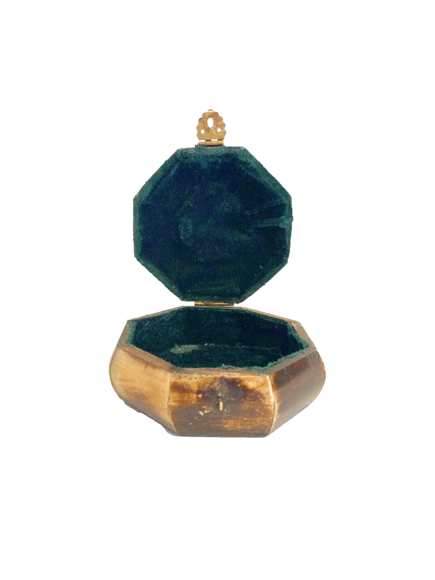 Genuine Ox Bone Trinket Box Antique reproduction of Early American box