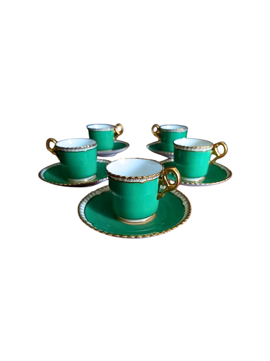 Espresso cups Copeland Spode Green Demitasse cups | Demitasse cups
