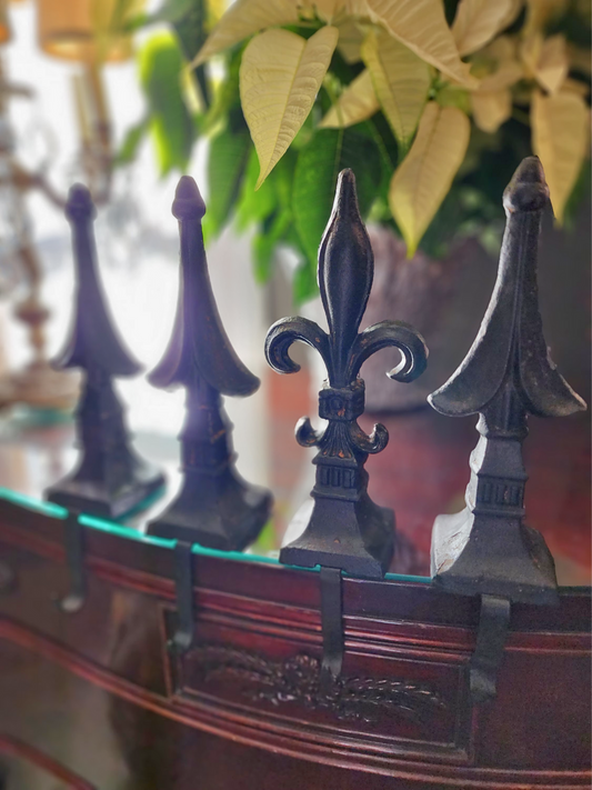 Fleur de Lis  Holiday Stocking Holders