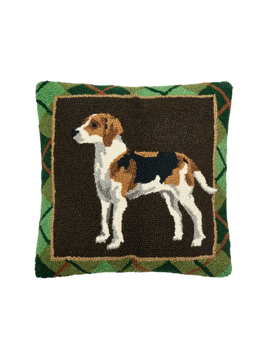 Foxhound Pillow – Equestrian &amp; Country House Decor