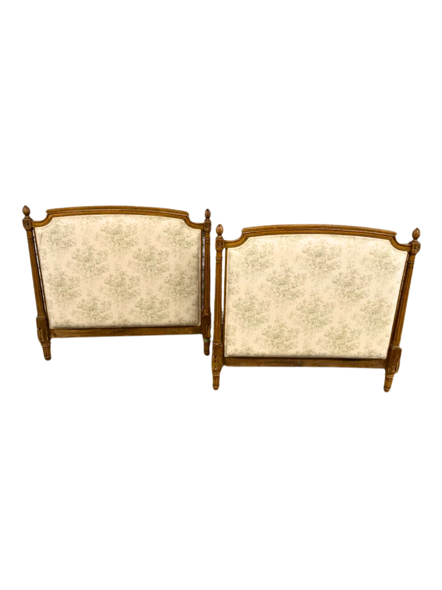 Pair of French antique headboards