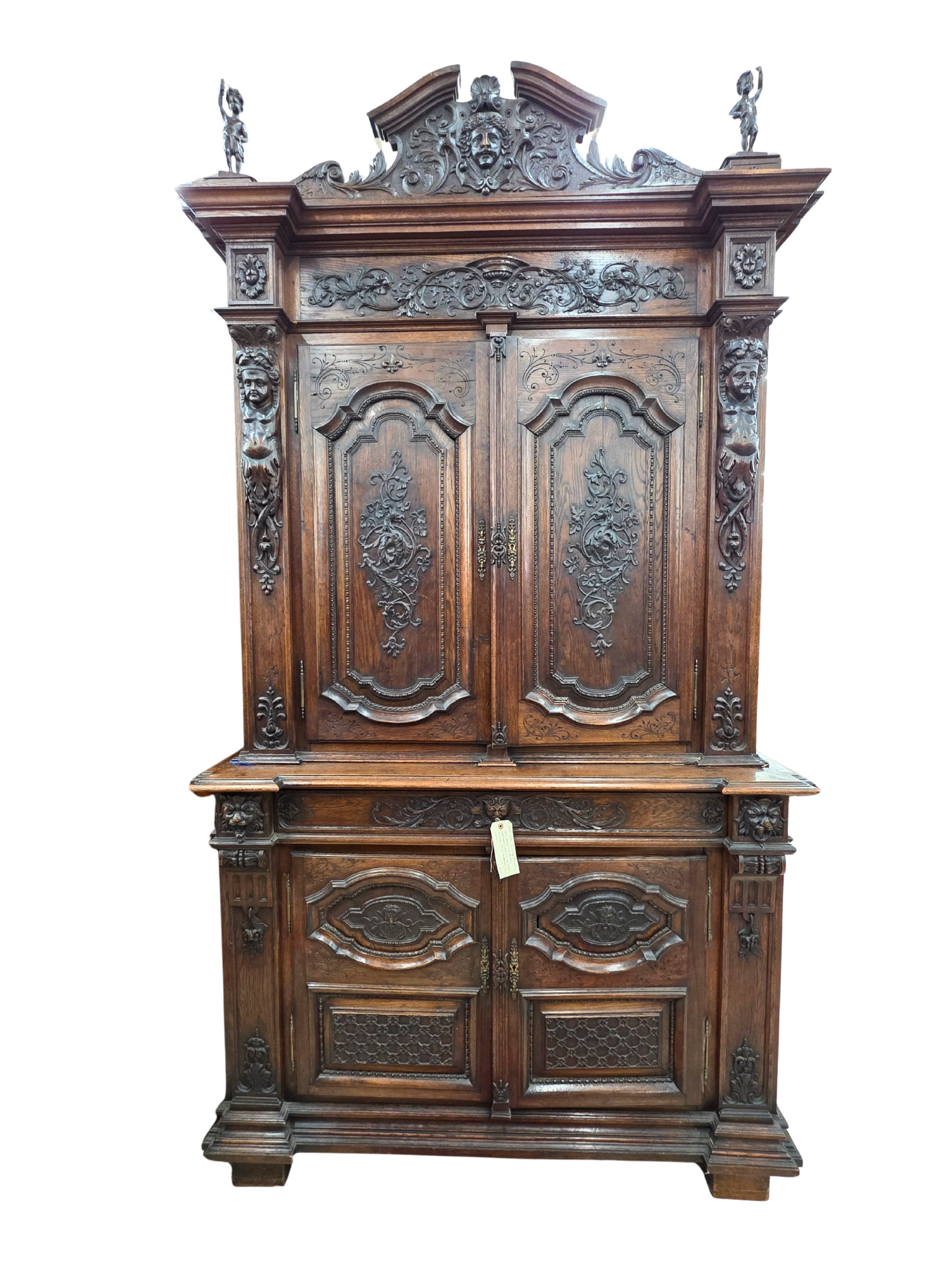 Neo-Renaissance gothic cabinet