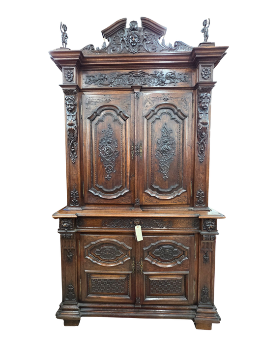 Neo-Renaissance gothic cabinet