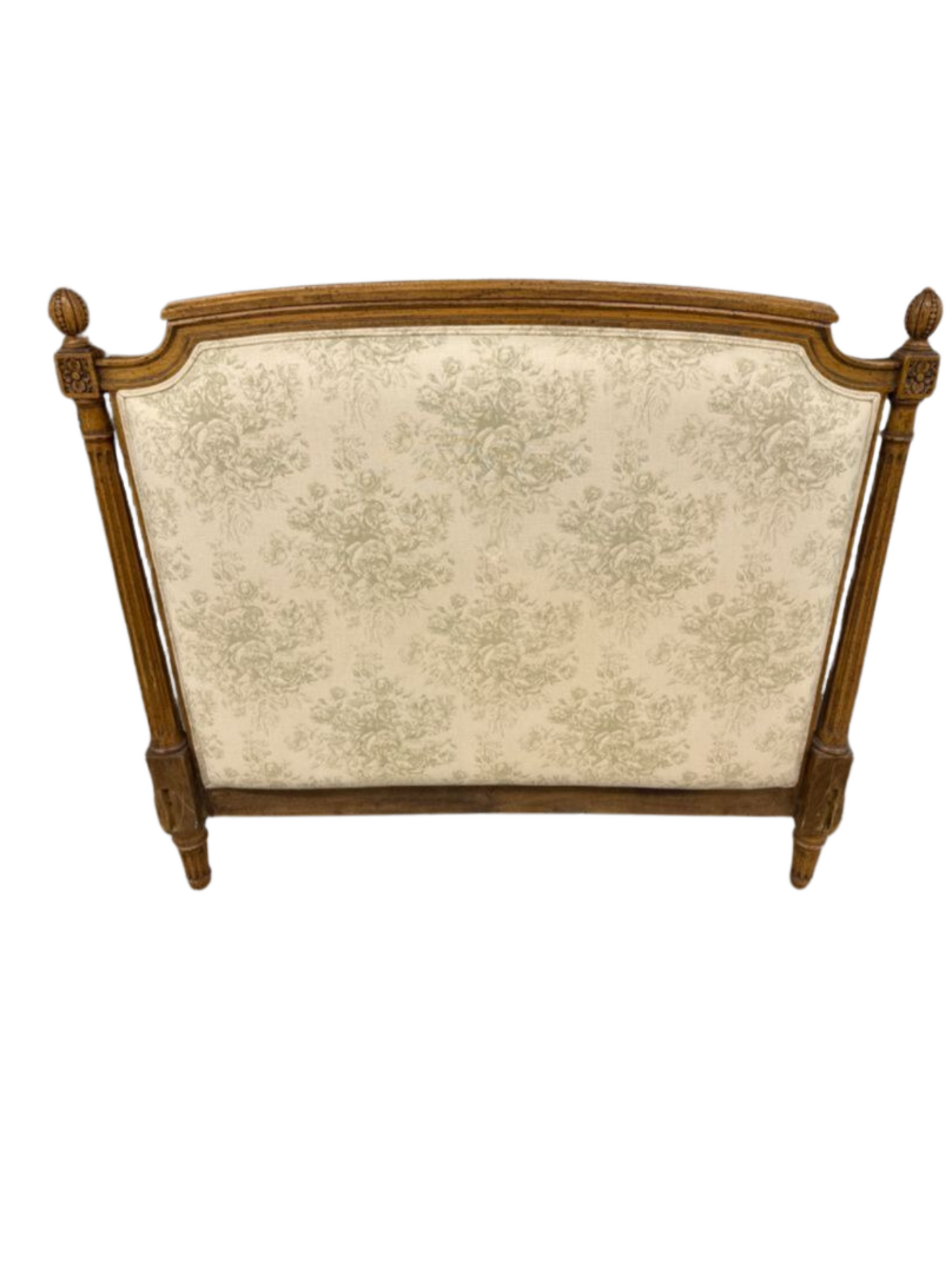 French Antique Upholstered Twin Headboards