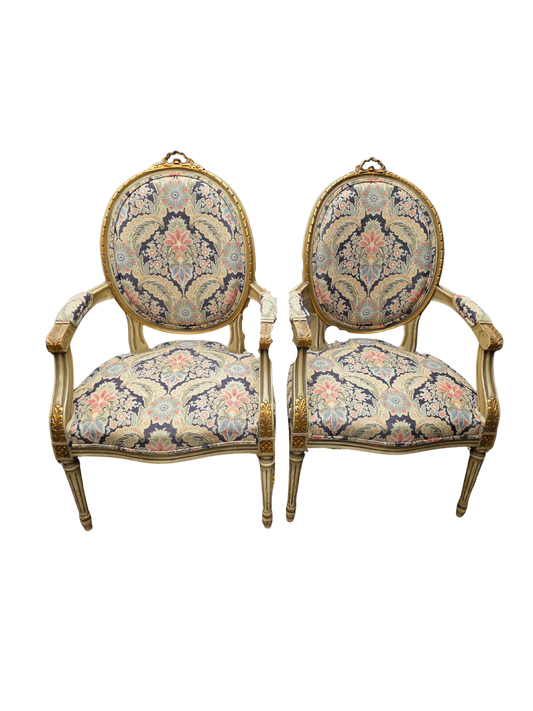 Pair of Louis XVI Style Chairs