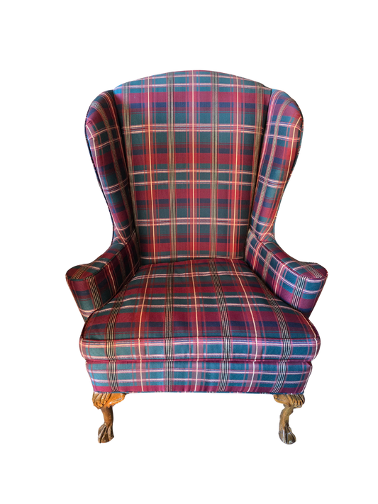 Ralph Lauren plaid style Chair