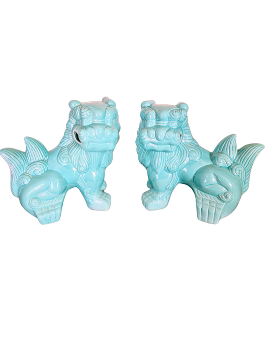 Ceramic Foo DogsVintage Ceramic Foo Dogs decor