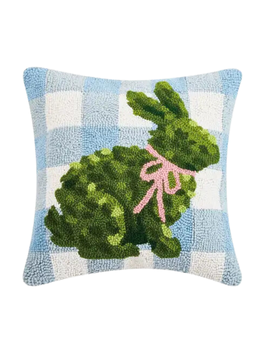 Bunny Topiary Hook Pillow