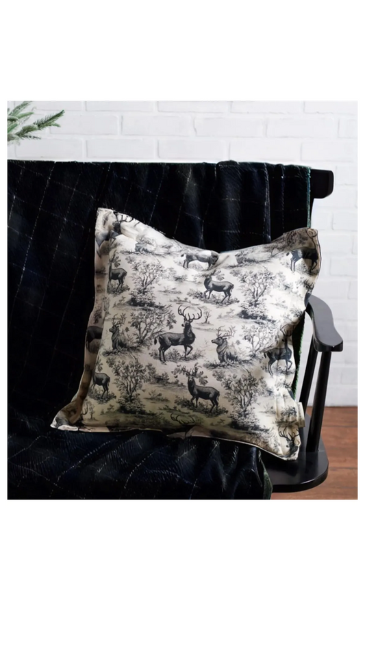 throw Pillow Stag Toile Throw Pillow | Stag Toile Throw Pillow