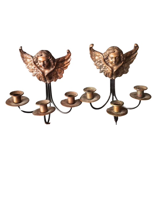 Timeless Elegance: Vintage Angel Wall Candle Sconces for Heavenly Home Decor